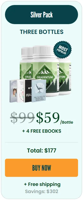 Oradentum 90-Day Supply – Natural Oral Health Supplement – Order Now for lasting results