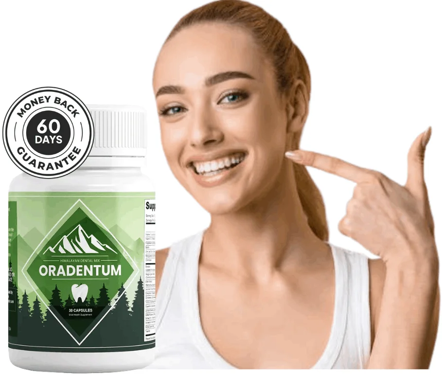 1 Bottle of Oradentum Supplement for Oral Health Support